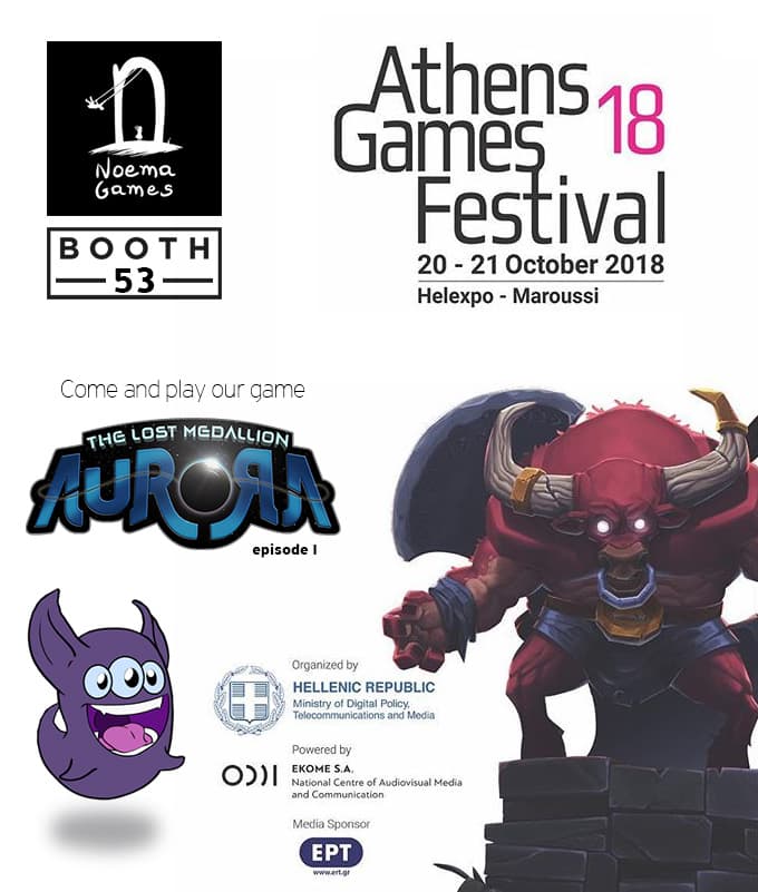 Noema Games at Athens Game Festival 2018