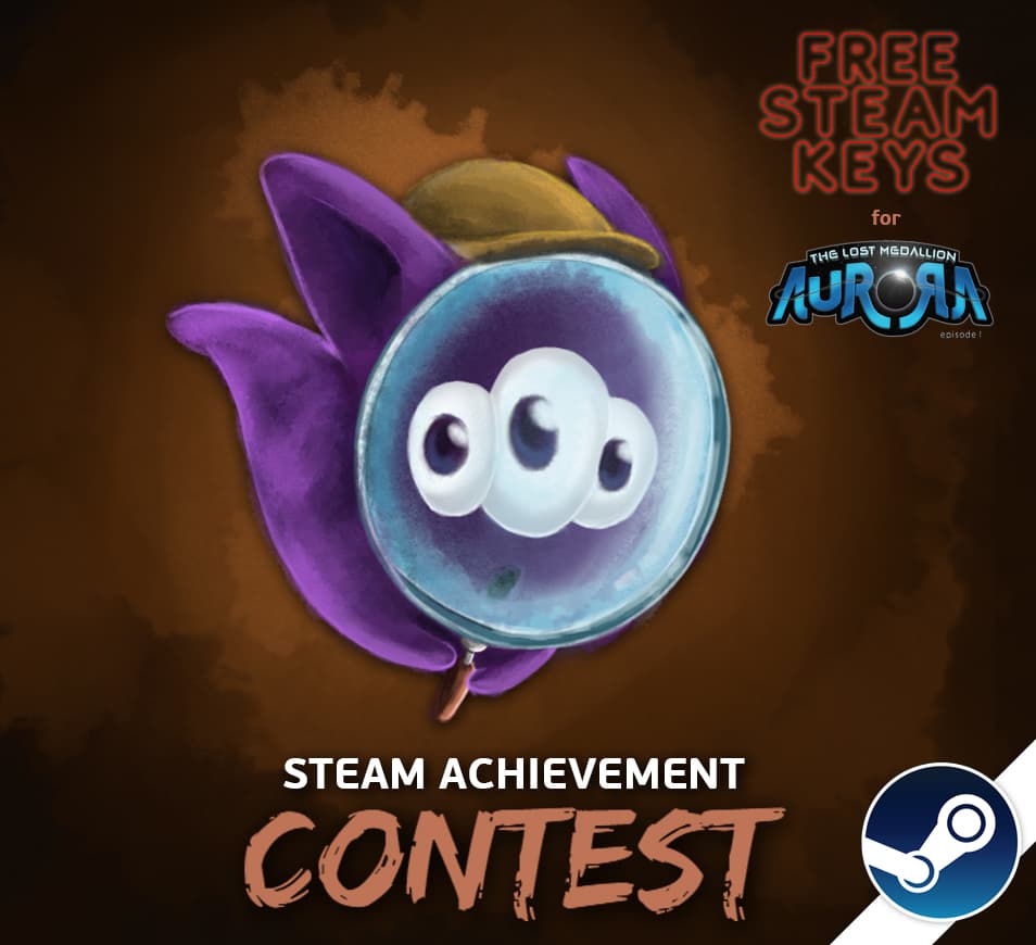 Noema Games achievement hunt contest for Aurora: The Lost Medallion Demo