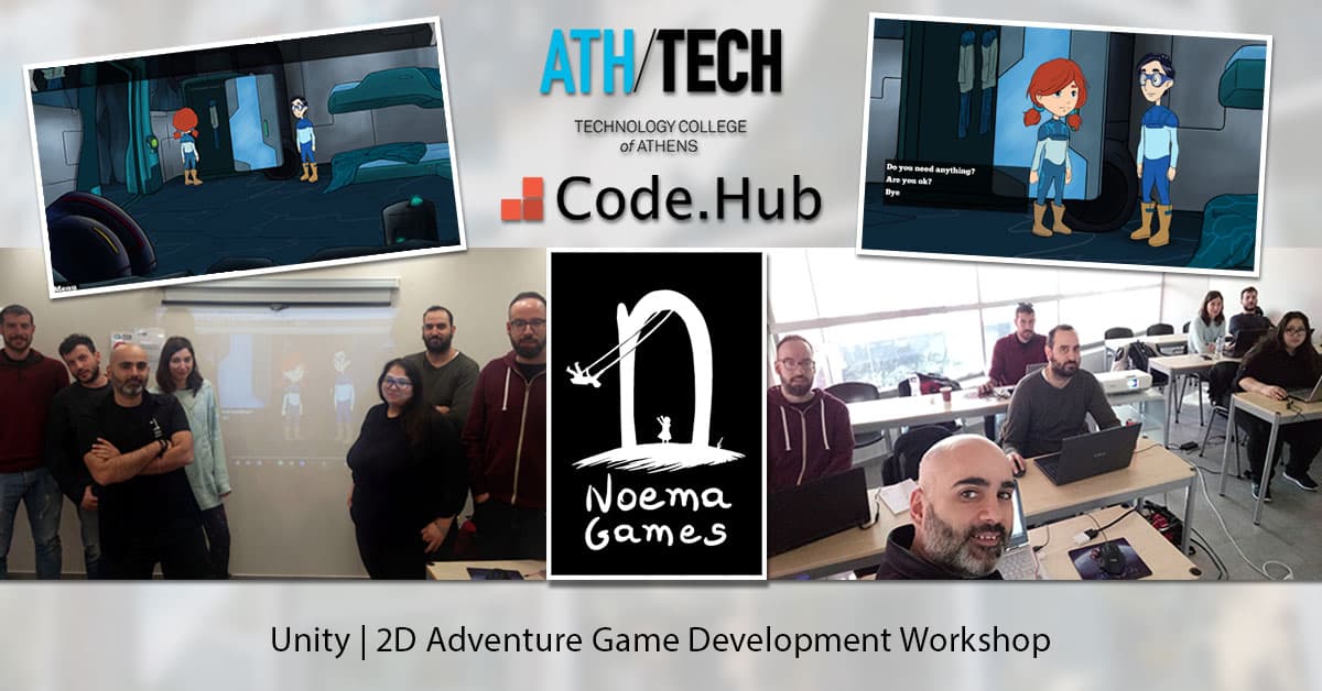 Noema Games at the Unity 2D Adventure Game Development Workshop